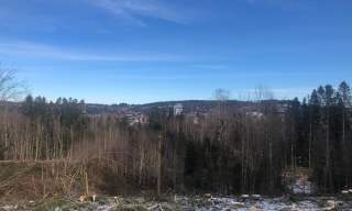 Vandretur; Bobilparkering, Kloppa, Folkenborg, Østreng tilbake til sentrum