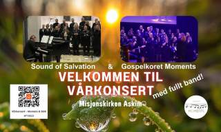 Vårkonsert med Gospelkoret Sound of Salvation og Gospelkoret Moments