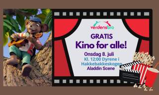 Gratis sommerkino: Dyrene i Hakkebakkeskogen