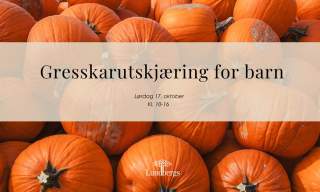 Gresskarutskjæring for barn