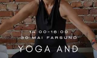 Farsund: Restorativ yoga og lydreise 30. Mai.