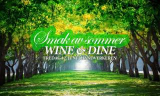 Wine & Dine på Håndverkeren: Smak av sommer | 5-retters