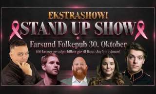 Standup på Farsund Folkepub – fem komikere på én kveld
