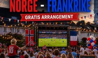 Gratis famileevent: VM-kampen Norge - Frankrike i Gravane 26. juni