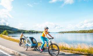 Sykkeltur: Rødenessjøen rundt