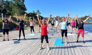 Gratis sommertrening på brygga