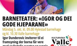 Barneteater: "Igor og Dei gode Hjelparane" - KULTURVEKA