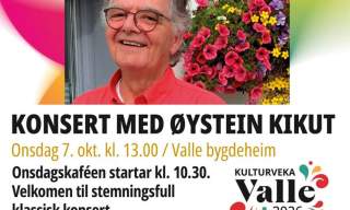 Konsert med Øystein Kikut - KULTURVEKA