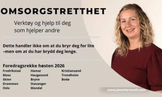 Janette Røseth på Mandal Hotel: Omsorgens pris – om omsorgstretthet og veien tilbake til deg selv