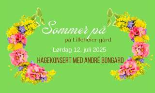 Hagekonsert med André Bongard