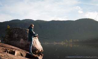 Trout fishing at Hovden
