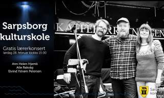 Gratis Lærerkonsert - Ann Helen Hjemli, Atle Rakvåg og Eivind Ystrøm Pedersen