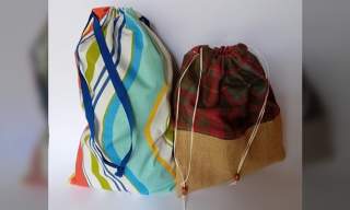 Sew Resourceful - Reusable Gift Bag using a Sewing Machine