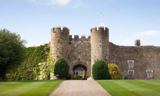 Afternoon tea at Amberley Castle