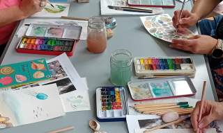 Watercolours for Wellbeing with Nina Lazarski: Inspired by Wildlife