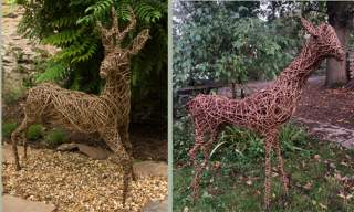 Willow Sculptures - Adult Deer | Hedge & Hurdles