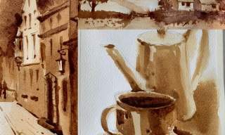 Coffee Painting: with Viktoriia Bezugla