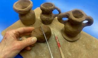 Art for All: Greek Pottery Pots (6yrs+)