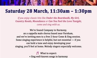 Come and Sing – Male Voices