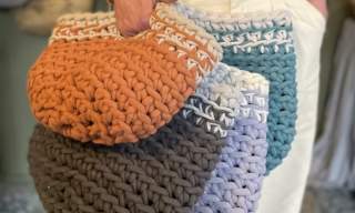Crochet Storage Basket | Cranleigh Arts