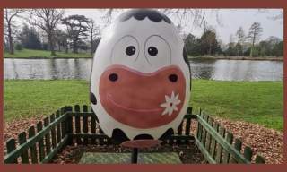 Big Easter Egg Statue Trail | Painshill