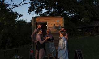 Kindred Sauna at Knepp