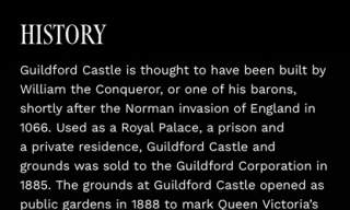 Paranormal investigation | Guildford Castle and Grounds