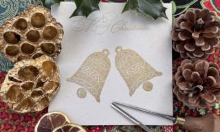 1 hour Festive Linocut card workshop | Lightbox Gallery