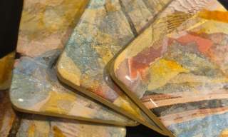 Mixed Media and Resin Coasters | The Guildford Institute