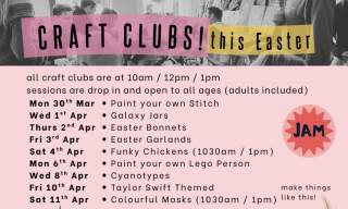 Easter Craft Clubs | Jam Cafe