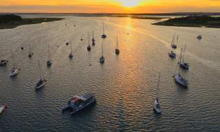Sunset Meditation boat trip on Solar Heritage