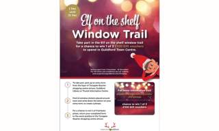 Guildford Town Elf on the shelf Window Trail