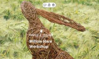 Hare or Rabbit Sculpture Workshop |  Hedges and Hurdles - 3 July 26
