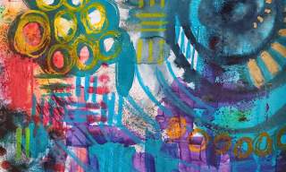 Be Brave and Go Big! – Mixed Media Workshop | The Guildford Institute