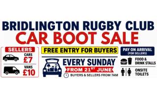 Bridlington Rugby Club Car Boot Sale