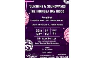 Age UK HEY Daytime Disco - Sunshine & Soundwaves