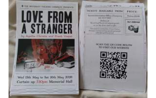 'Love From A Stranger' play by Agatha Christie & Frank Vosper