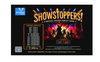 Showstoppers - 23rd July to 28th August 2026