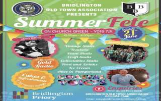 Bridlington Summer Fete - Sunday 21st June 2026