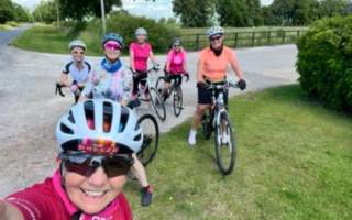 Breeze, Ladies cycling - Beverley to Dunswell Green Willow Cafe