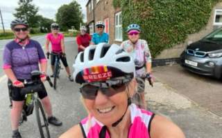 Breeze, Ladies cycling - Beverley to Dunswell Green Willow Cafe