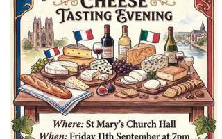 French and Italian cheese Tasting Evening