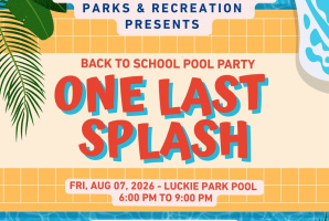 "One Last Splash" Back-to-School Pool Party