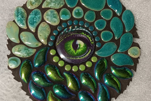 Mosaic Class with Cathy Snodgrass at the 29 Palms Art Gallery