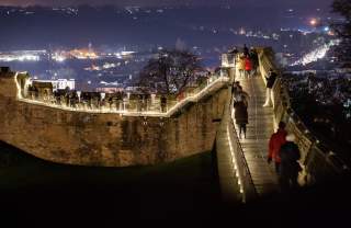 Lincoln Castle Illuminated