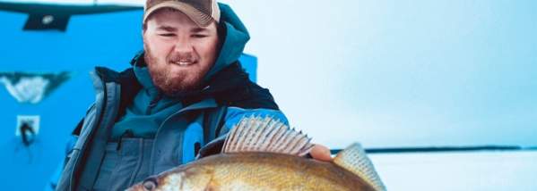 Conditions are Ideal for Devils Lake Ice Fishing Now