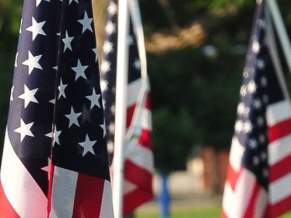 America 250 Historical Flag Display