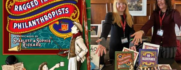 Comic art workshop with the Rickard Sisters