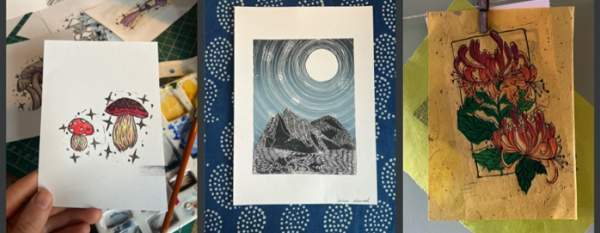 May Day lino printing workshops