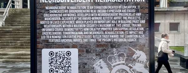 Neurodivergent Rehabilitation exhibition at Spinningfields